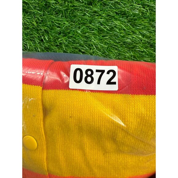 Mitchell & Ness Houston Astros Cooperstown Rainbow Sweater Sz 36 S Navy MLB Mens - Picture 12 of 12